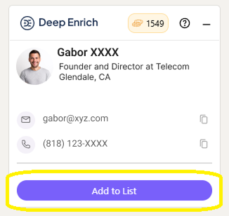 Accessing DeepEnrich