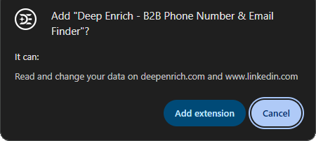 Add Extension