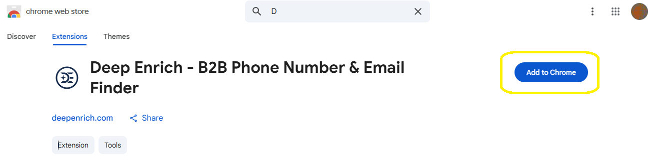 Add to Chrome