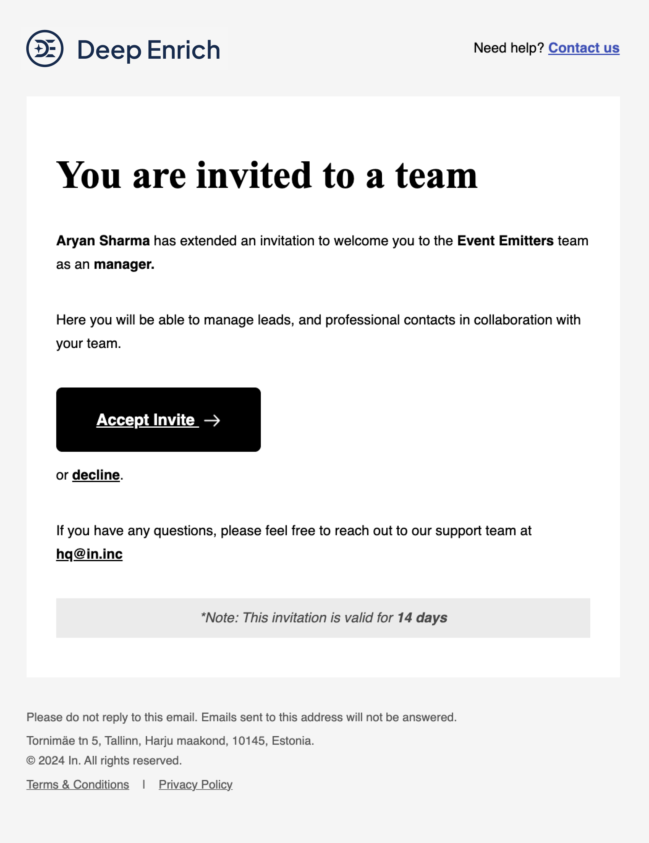 Add New Team Member